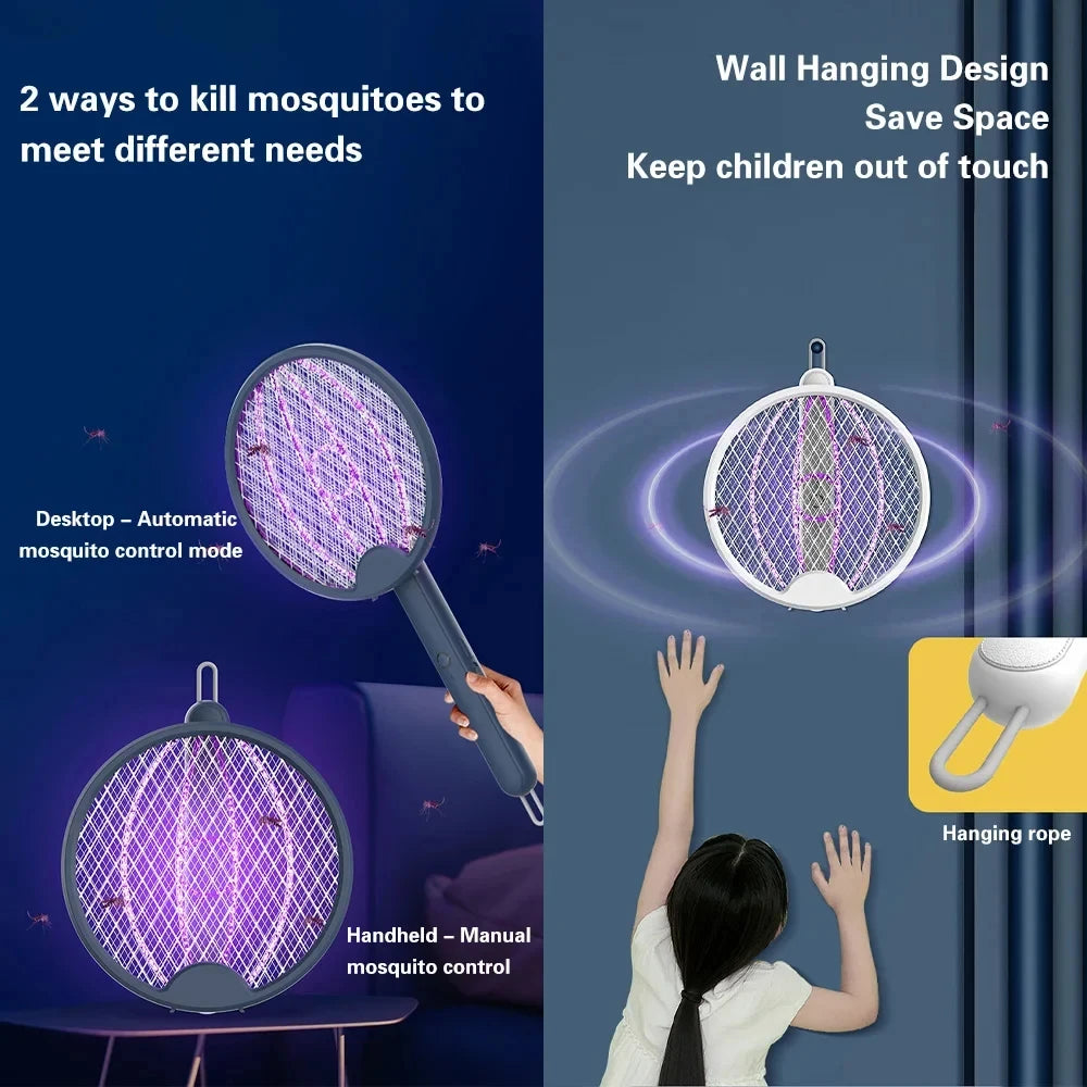 Zolt Bug Zapper - Desktop and handheld modes, wall hanging